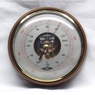 Barometer Lufft - braun Holz 18cm - Top Zustand
