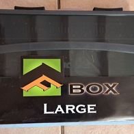 Neu! Fox Tackle Box Single Box Large Grün Gerätekasten Zubehörbox Schachtel Box