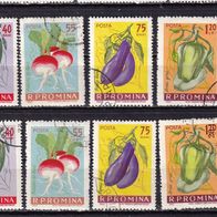 Rumänien MiNr. 2131-2136 Gemüse kpl. gestempelt zur Auswahl M€ 1,50 #J88af