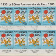 Disney Togo 1980 50 Jahre Pluto Kleinbogen MiNr 1496 postfrisch