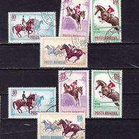 Rumänien MiNr. 2276-2279 Reitsport kpl. gestempelt zur Auswahl M€ 1,10 #J99ef