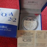 Frankreich 2002 1,5 Euro PP Silber * *