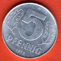 DDR 5 Pfennig 1975 A