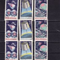 Rumänien MiNr. 2427-2429 Raumfahrt kpl. gestempelt zur Auswahl M€ 1,00 #J104ce