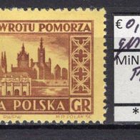 Polen 1954 500. Jahrestag der Gebietsgewinne MiNr. 872 A gestempelt -1
