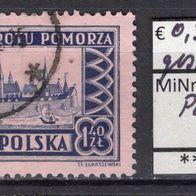 Polen 1954 500. Jahrestag der Gebietsgewinne MiNr. 875 A gestempelt -3