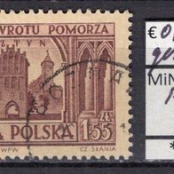 Polen 1954 500. Jahrestag der Gebietsgewinne MiNr. 876 A gestempelt