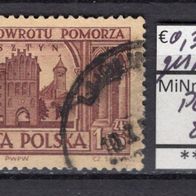 Polen 1954 500. Jahrestag der Gebietsgewinne MiNr. 876 A gestempelt -4
