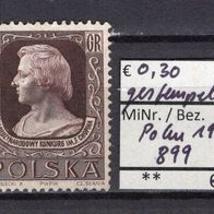 Polen 1955 5. Internationaler Chopin-Klavier-Wettbewerb (II) MiNr. 899 gestempelt