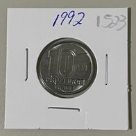 Brazil Coin 10 Cruzeiros 1992 -Stainless Steel - KM# 619 eb1523
