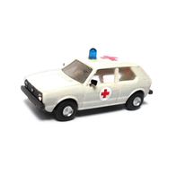VW Golf I GL ´74, Schrägheck, altweiß, Notarzt DRK, gesupert, Ep4, Wiking, Spur N