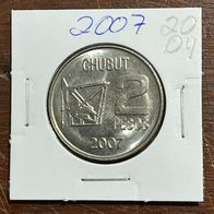 Argentina Coin 2 Pesos 2007 - Copper-Nickel - KM# 145 - EB2004