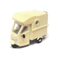 Piaggio Ape 50 ´95, Wohnmobil, hellelfenbein, Kleinserie, Ep5, GeePlast, Spur N (2)
