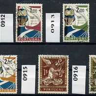 Portugal Mi. Nr. 912 + 913 + 914 + 915 + 916 o <