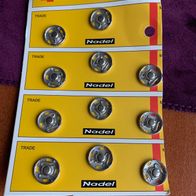 11 Metalldruckknöpfe, Druckknöpfe, Nähen Zubehör 15 mm