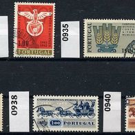Portugal Mi. Nr. 930 + 933 + 935 + 936 + 937 + 938 + 940 o <