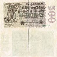 Reichsbanknote - 500 Millionen Mark - 01.09.1923