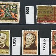 Portugal Mi. Nr. 1006 + 1008 + 1015 + 1017 + 1018 + 1019 + 1020 o <