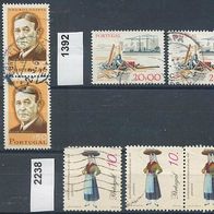 Portugal Mi. Nr. 1016 (2-fach) + 1392 (2-fach) + 2238 (3-fach) o <