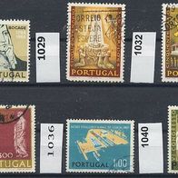 Portugal Mi. Nr. 1023 + 1029 + 1032 + 1033 + 1036 + 1040 o <