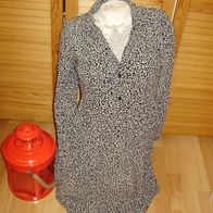 Vila Hemdblusen Kleid shwarz weiß Muster 36