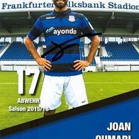 AK Joan Oumari FSV Frankfurt 15-16 Libanon FC Rot-Weiß Erfurt RW Babelsberg 03