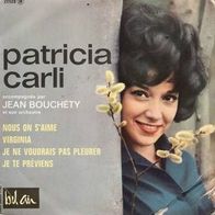 Patricia Carli - Nous On S´aime 45 EP 7" France 1963 M-