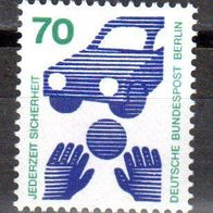 Berlin 1973 Mi. 453 * * Unfallverhütung Postfrisch (br0606)