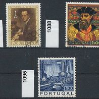 Portugal Mi. Nr. 1082 + 1088 + 1095 o <