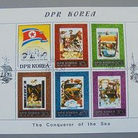 Korea KB 1985/9 EST - Meeresforscher u. Seefahrer 1980