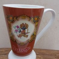Sarotti Kaffeetasse Kaffeebecher Könitz Porzellan Sammeltasse aus 2002 Vol.200 ml
