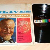 BURL IVES 12“ LP BURL’S CHOISE (USA Decca) 60er Jahre
