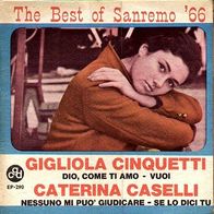 Gigliola Cinquetti / Caterina Caselli - Best of Sanremo ´66 7" EP 45