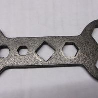 Alter Fahrradschlüssel- Universal - Multischlüssel Fahrrad Werkzeug 13 cm lang