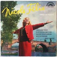 Nicole Felix - sings in Prague (1962) rare 45 EP 7" Supraphon SUL 33493 NM