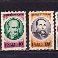 Rumänien MiNr. 2535-2538 Persönlichkeiten gestempelt M€ 1,00 #J109a