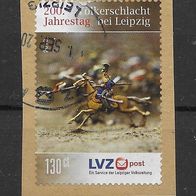 101) LVZ Post Leipzig - Völkerschlacht gestempelt auf Papier