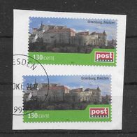 103) Post Modern - Ortenburg/Bautzen gestempelt auf Papier