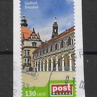 104) Post Modern - Stallhof Dresden gestempelt auf Papier