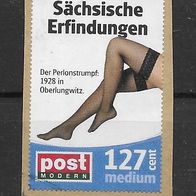 107) Post Modern - Sächsische Erfindungen gestempelt auf Papier