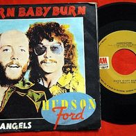 Hudson-Ford (Strawbs-Velvet Opera) - Burn Baby Burn / Angels (1974) 45 single 7"