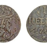 Sachsen-Hildburghausen 1 Heller 1766