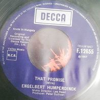 Engelbert Humperdinck - Last Waltz / That Promise (1967) 45 single 7"