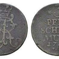 Brandenburg-Preußen 3 Pfennig 1760 A "FRIEDRICH II." (1740-1786)