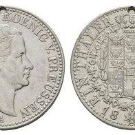 Preußen Taler 1840 A, König Friedrich Wilhelm III. (1797-1840)
