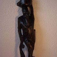 Alte Holz-Figur aus gebeiztem Balsa-Holz