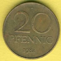 DDR 20 Pfennig 1984 A