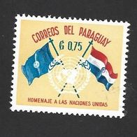 Paraquay Sondermarke " 15 Jahre Uno " Michelnr. 865 * *