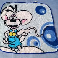 Diddl Waschlappen Minihandtuch Handtuch blau Maße ca. 28 x 28 cm