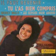 Les Gammas - Il Faut Revenir (1965) Hammond mod garage 7" EP Visadisc NM/NM